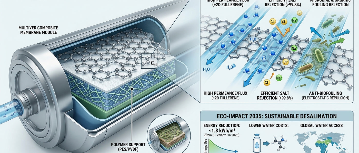 🔮 <b>FUTURE VISION 2035: Czy dwuwymiarowe fullereny uratują światowe zasoby wody pitnej?</b> 💧