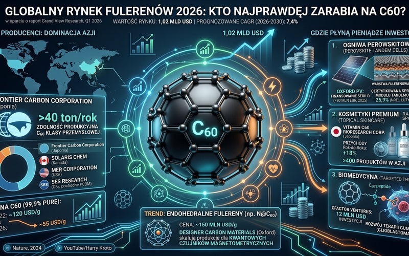 💰 <b>Fulereny 2026: kto naprawdę zarabia na czarnych kulkach C60?</b>