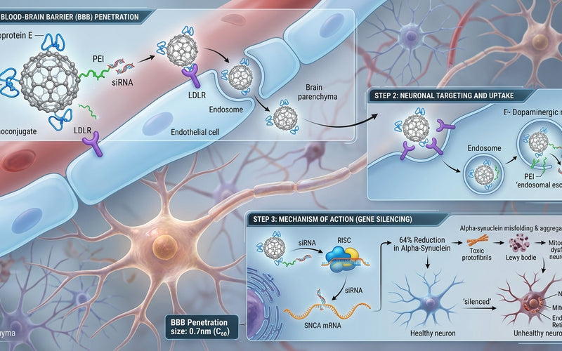 🧬 <b>Fullereny wchodzą do wnętrza neuronu: nowa metoda dostarczania leków w chorobie Parkinsona</b> 🧠