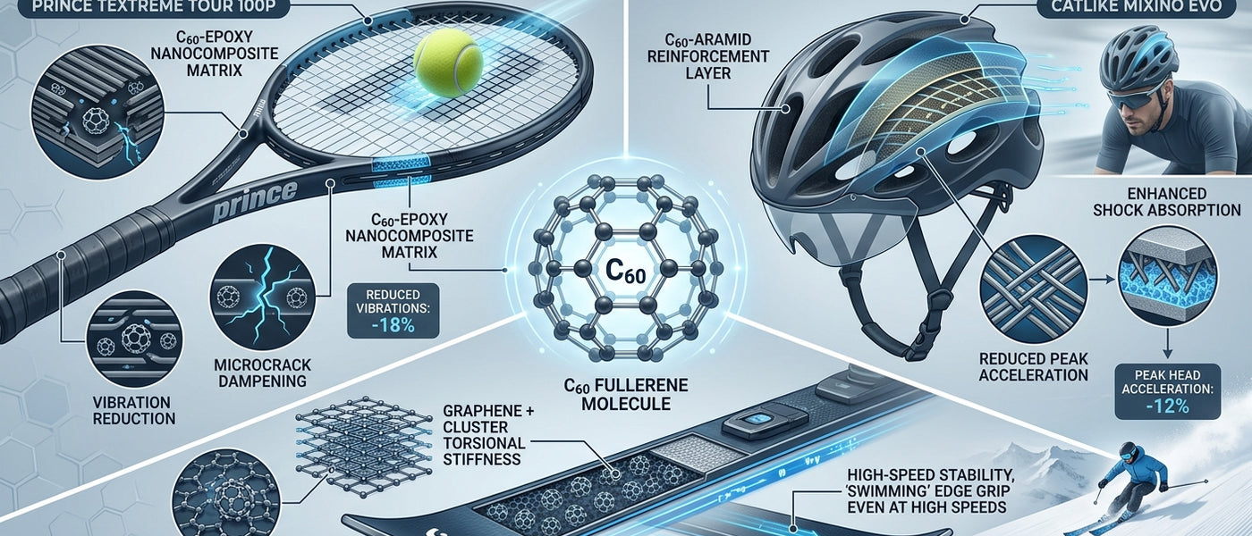 🛠 <b>Fullereny w rakietach tenisowych i kaskach rowerowych: jak C60 wzmacnia sprzęt sportowy w 2026</b> 🎾