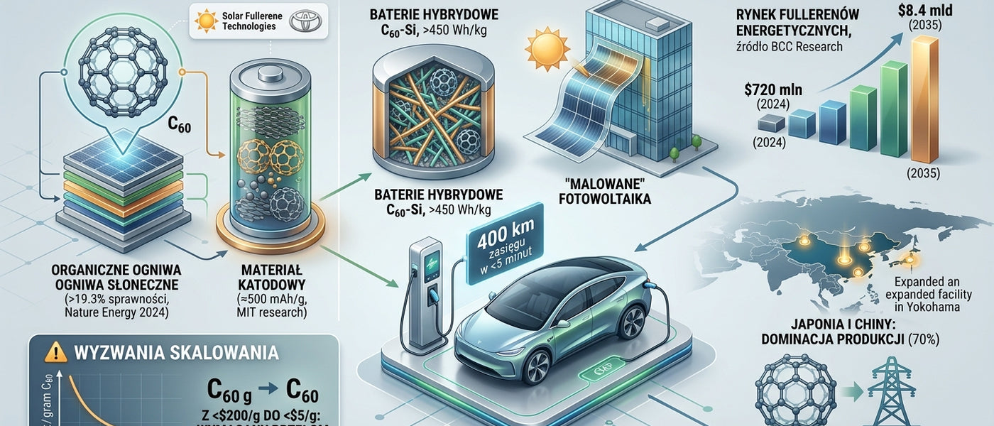 🔮 <b>Czy fulereny wygrają wyścig o baterie przyszłości? Prognoza na 2030-2035</b> ⚡