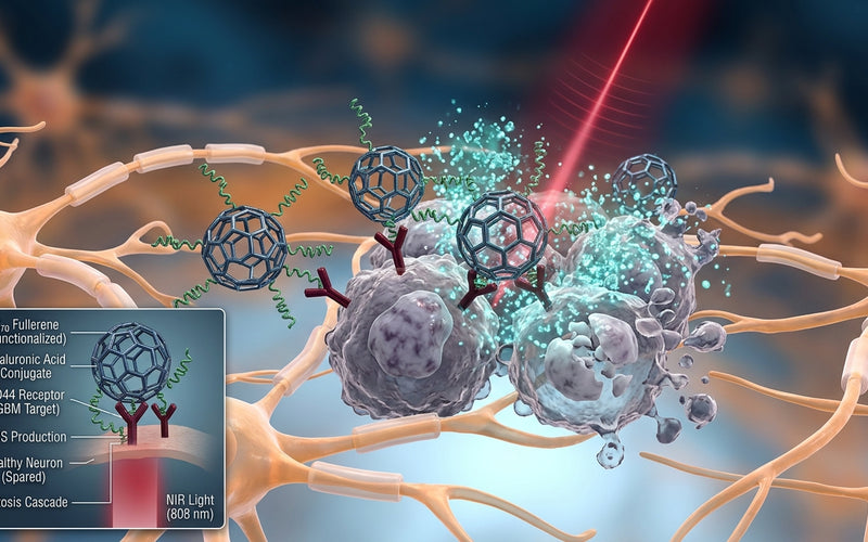 🧬 <b>Przełom w onkologii: fulereny C70 niszczą komórki glejaka w badaniu z Nature Nanotechnology</b> 🎯