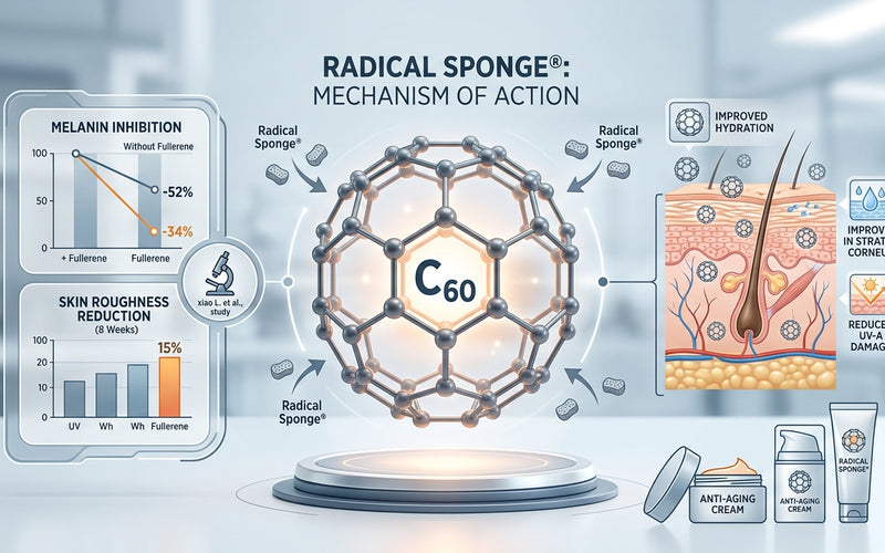 🛠 <b>C60 w ochronie skóry: czy krem z fullerenem Radical Sponge® naprawdę spowalnia starzenie?</b> 🧴